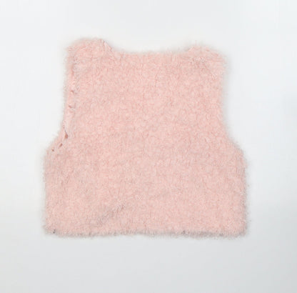 H&M Girls Pink   Jacket Coat Size 11-12 Years