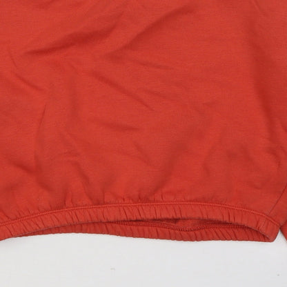 New Look Girls Orange  Cotton  Sweatshirt Size 10-11 Years  Pullover - California