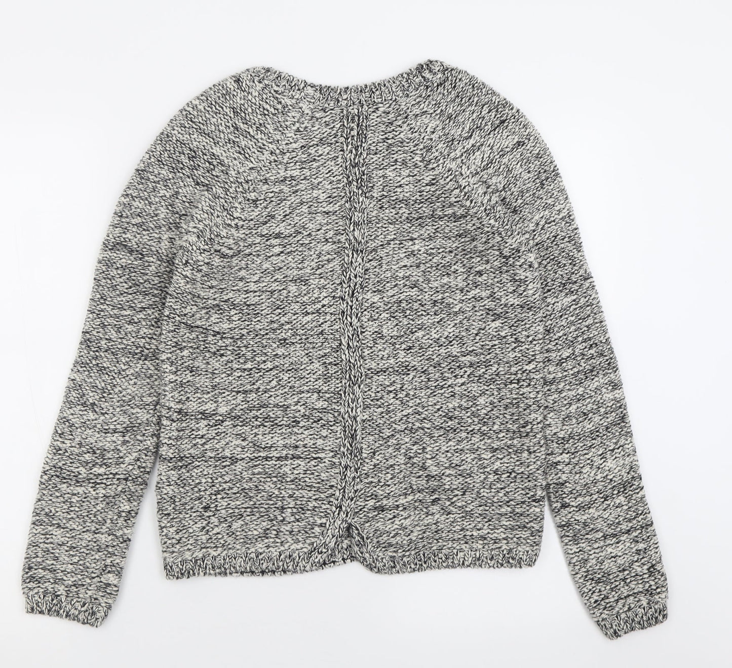 Autograph Womens Beige Crew Neck  Cotton Pullover Jumper Size 8