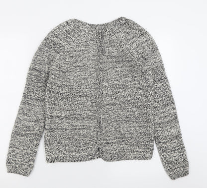 Autograph Womens Beige Crew Neck  Cotton Pullover Jumper Size 8