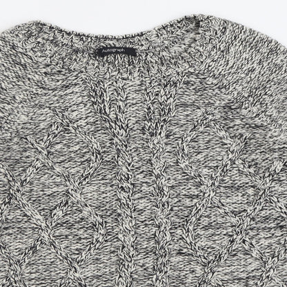 Autograph Womens Beige Crew Neck  Cotton Pullover Jumper Size 8