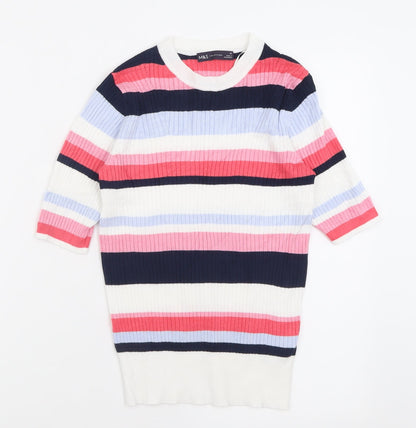 Womens UK Size 10 Marks and Spencer Pink Pullover Jumper