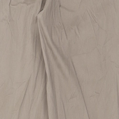 Buffalo Womens Beige  Cotton Trousers  Size 12 L30 in Regular Button