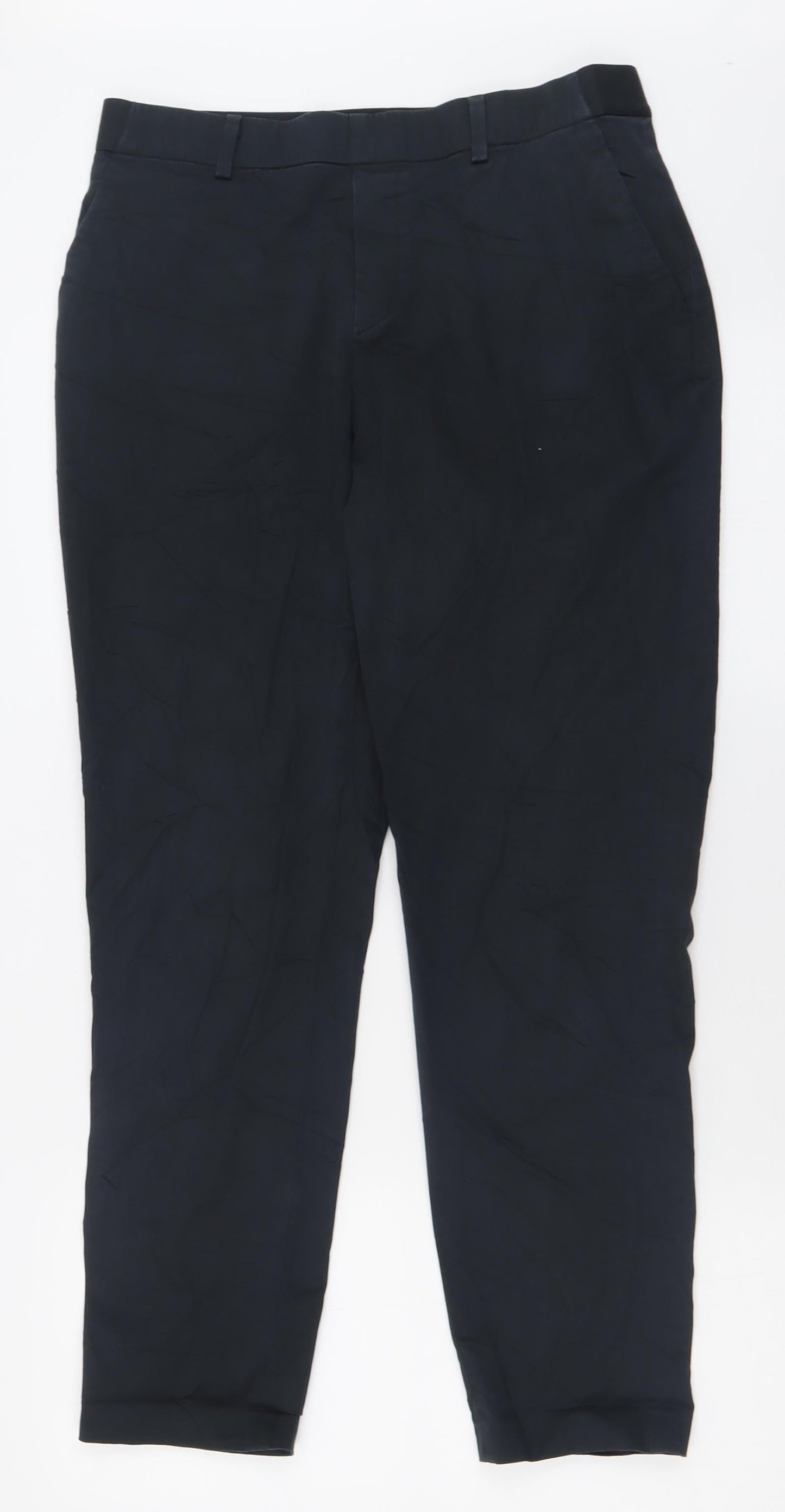 Womens UK Size 28 in Uniqlo Regular Fit  Blue Trousers