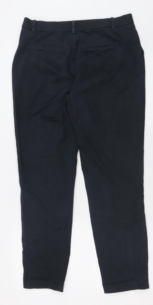 Womens UK Size 28 in Uniqlo Regular Fit  Blue Trousers