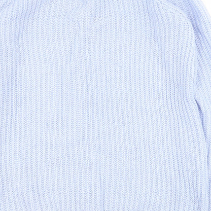 Womens UK Size S Papaya Blue Pullover Jumper