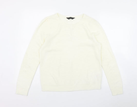 Womens UK Size 14 Dorothy Perkins Ivory Pullover Jumper