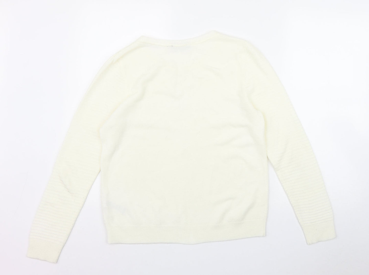 Womens UK Size 14 Dorothy Perkins Ivory Pullover Jumper