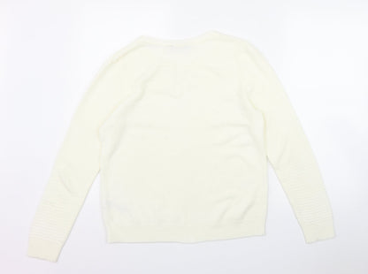 Womens UK Size 14 Dorothy Perkins Ivory Pullover Jumper