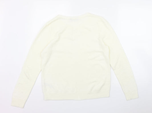 Womens UK Size 14 Dorothy Perkins Ivory Pullover Jumper