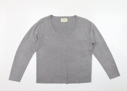 Womens UK Size 16 Papaya Grey Pullover Jumper