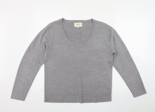 Womens UK Size 16 Papaya Grey Pullover Jumper