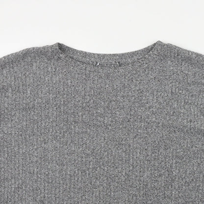 Primark Womens Grey Round Neck  Polyester Pullover Jumper Size XL
