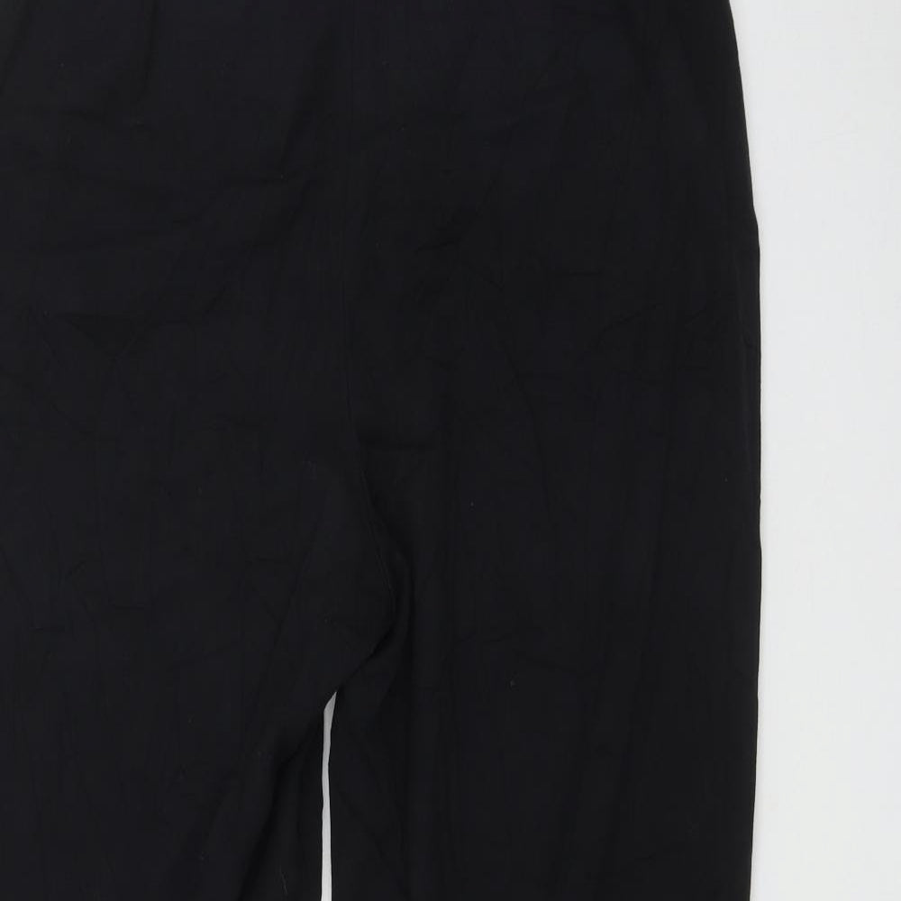 Womens UK Size 12 Marks and Spencer Regular Fit  Black Trousers