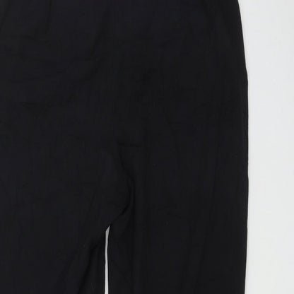 Womens UK Size 12 Marks and Spencer Regular Fit  Black Trousers