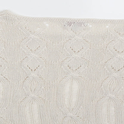 Womens UK Size 10 Matalan White Pullover Jumper