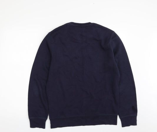 Mens UK Size S Matalan Blue Pullover Sweatshirt