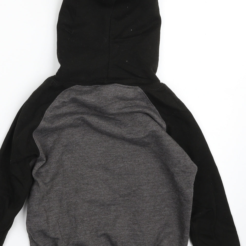 All We Do is Boys Grey  Cotton Pullover Hoodie Size 5-6 Years  Pullover - ADAMB