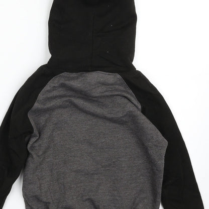 All We Do is Boys Grey  Cotton Pullover Hoodie Size 5-6 Years  Pullover - ADAMB