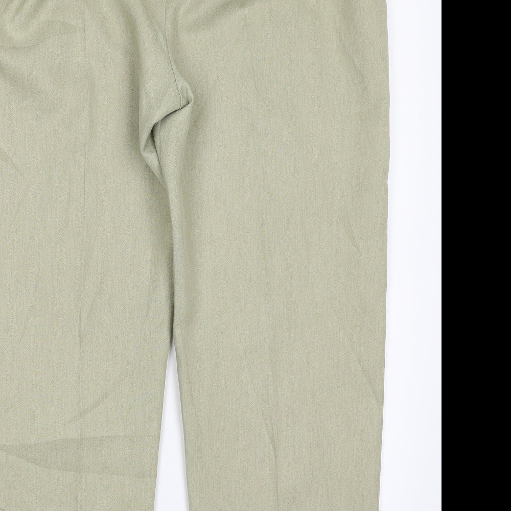 Womens UK Size 16 Berkertex Regular Fit  Green Trousers