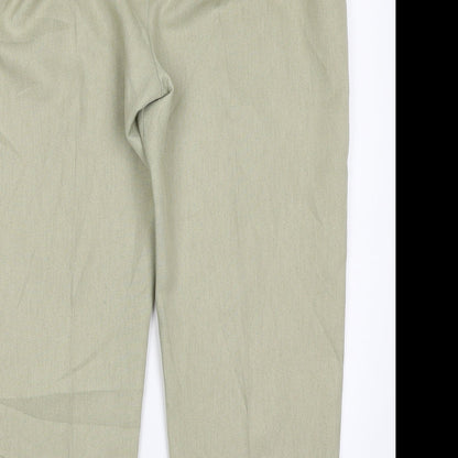 Womens UK Size 16 Berkertex Regular Fit  Green Trousers