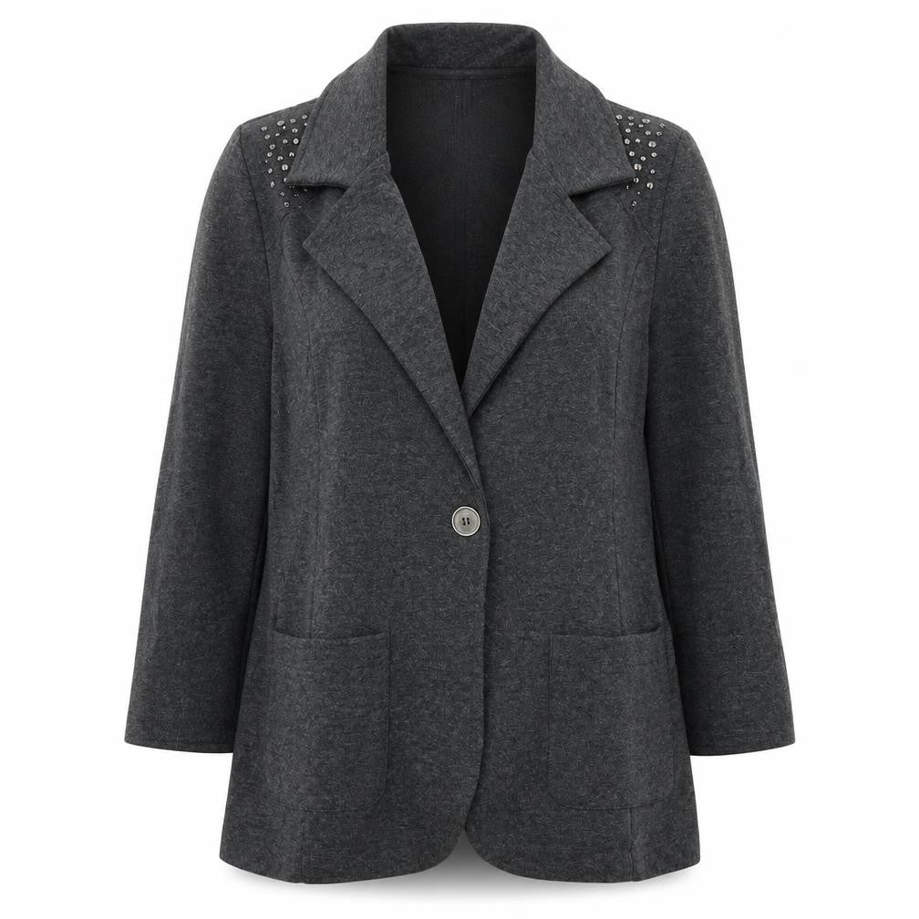 Womens UK Size 8 Denim & Co. Grey Jacket