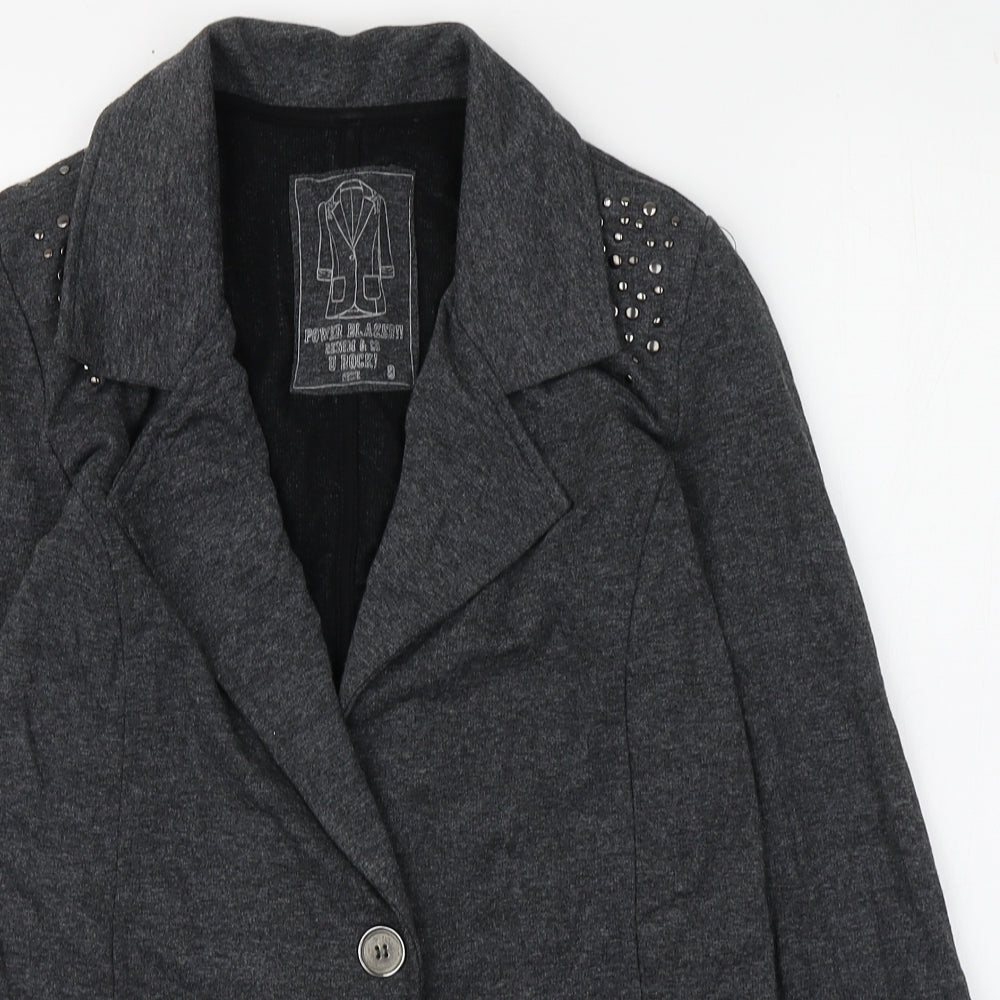 Womens UK Size 8 Denim & Co. Grey Jacket