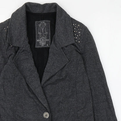 Womens UK Size 8 Denim & Co. Grey Jacket