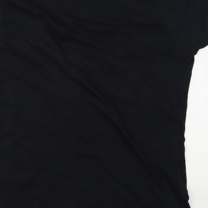 Womens UK Size 2XL Gildan Black Basic T-Shirt
