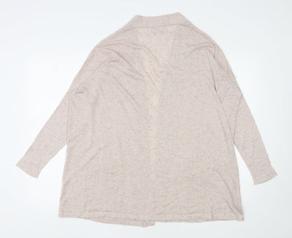 Womens UK Size S Mango Beige Cardigan Jumper