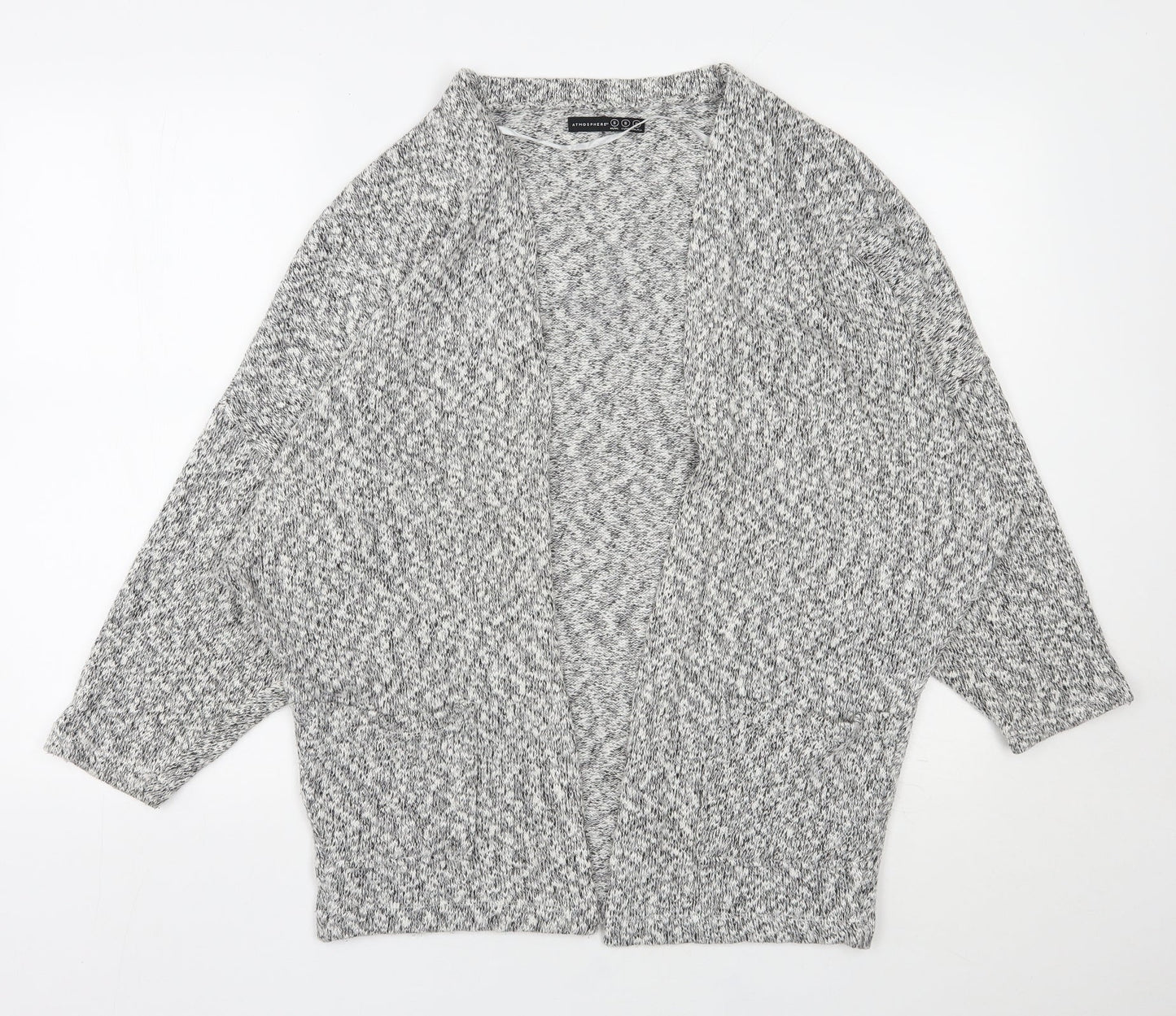 Womens UK Size S Atmosphere Grey Cardigan Jumper