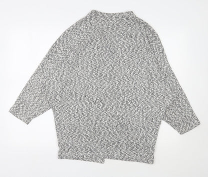 Womens UK Size S Atmosphere Grey Cardigan Jumper