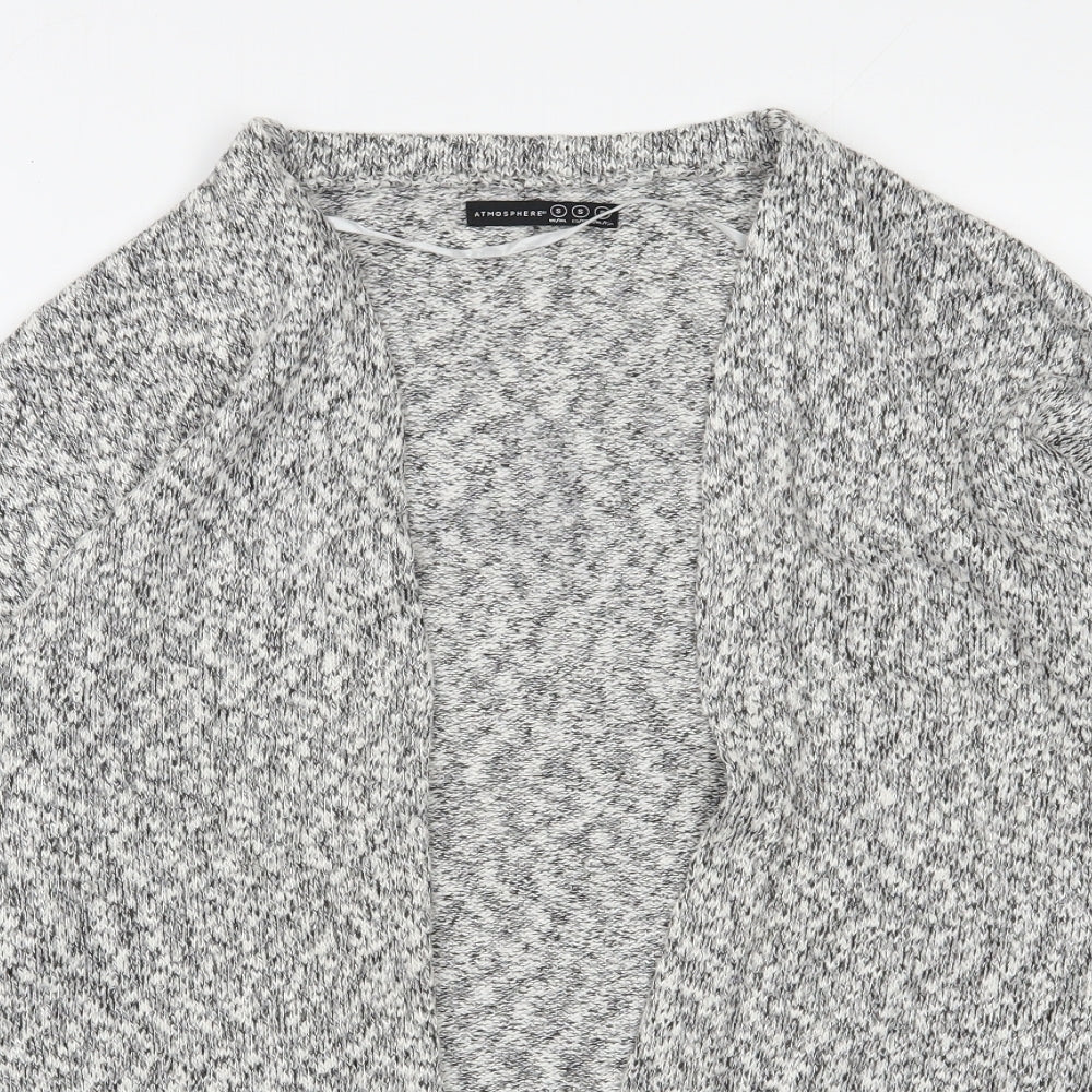 Womens UK Size S Atmosphere Grey Cardigan Jumper