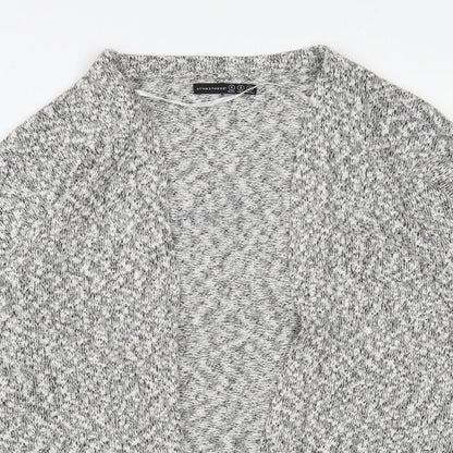 Womens UK Size S Atmosphere Grey Cardigan Jumper