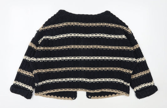 Womens UK Size L Dorothy Perkins Blue Cardigan Jumper