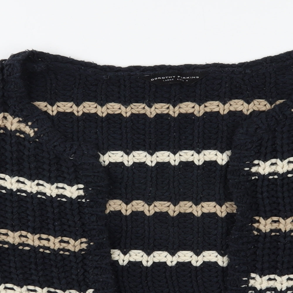 Womens UK Size L Dorothy Perkins Blue Cardigan Jumper