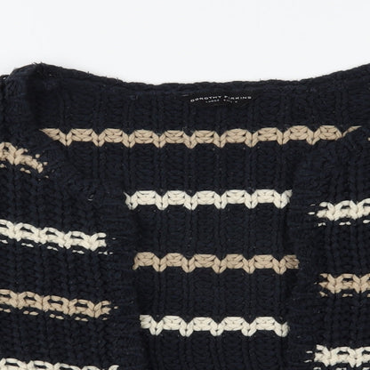 Womens UK Size L Dorothy Perkins Blue Cardigan Jumper