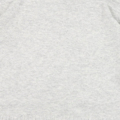 Marks and Spencer Womens Grey Round Neck  Acrylic Pullover Jumper Size M