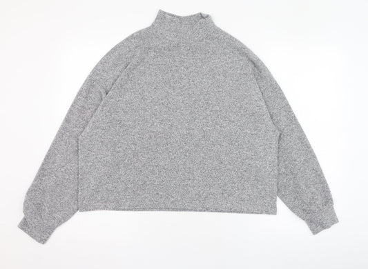 Womens UK Size S New Look Grey Pullover Jumper