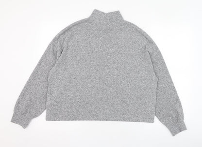 Womens UK Size S New Look Grey Pullover Jumper