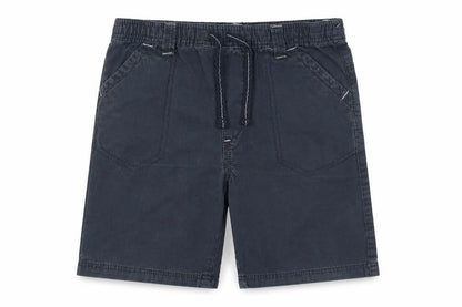 Front view of Rebel boys’ blue cotton bermuda shorts, size 4-5, years regular