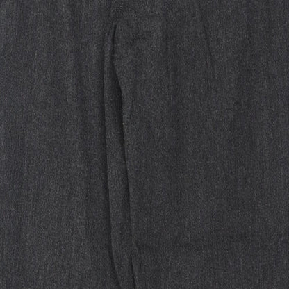 George Boys Grey  Polyester Dress Pants Trousers Size 7-8 Years  Regular Zip