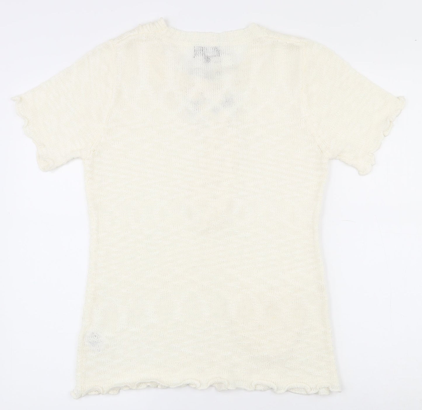 Womens UK Size S Casamia Ivory Pullover Jumper