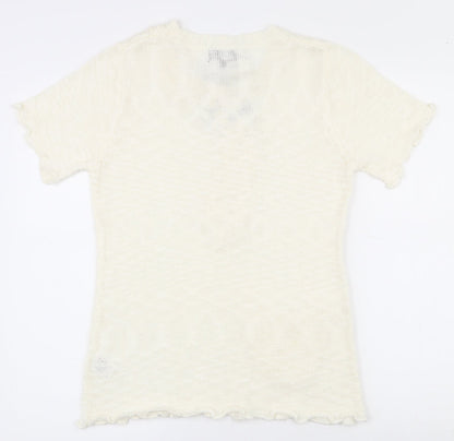 Womens UK Size S Casamia Ivory Pullover Jumper
