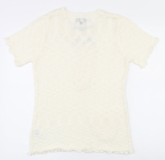Womens UK Size S Casamia Ivory Pullover Jumper