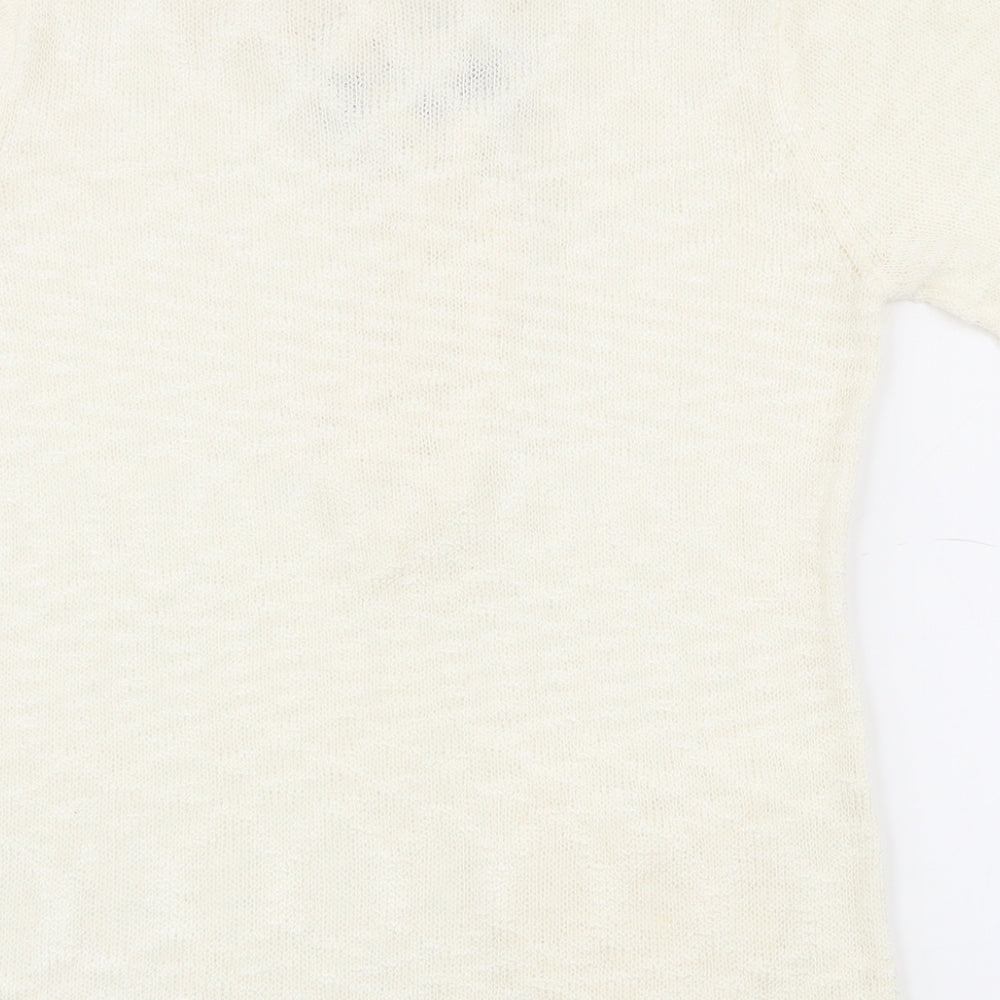 Womens UK Size S Casamia Ivory Pullover Jumper