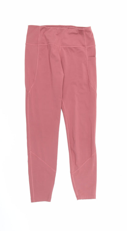 Very Womens Pink  Polyester Pedal Pusher Leggings Size M L25 in