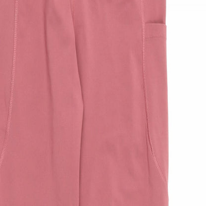 Very Womens Pink  Polyester Pedal Pusher Leggings Size M L25 in