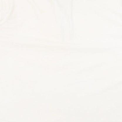 Gap Womens White High Neck  Polyester Pullover Jumper Size XL