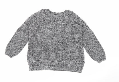 Womens UK Size 8 Atmosphere Grey Pullover Jumper